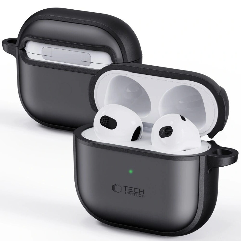 Tech-Protect Magmat-hoesje voor Apple AirPods 4, mat zwart