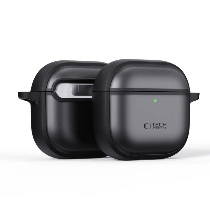 Tech-Protect Magmat-hoesje voor Apple AirPods 4, mat zwart