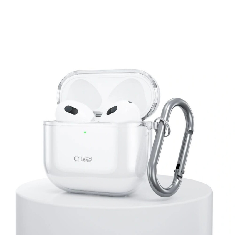 Tech-Protect Flexair-hoesje voor Apple AirPods 4, transparant