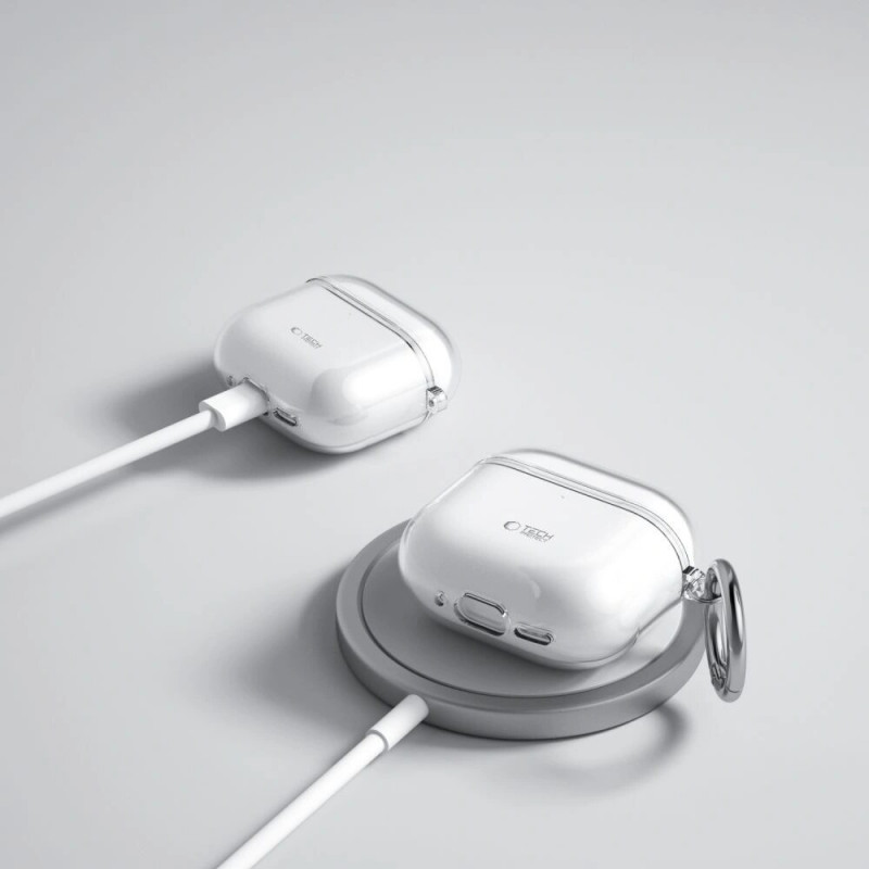 Tech-Protect Flexair-hoesje voor Apple AirPods 4, transparant