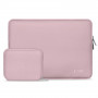 Tech-Protect NeoSlim Laptophoes 15-16" met accessoiretas, Dusty Rose