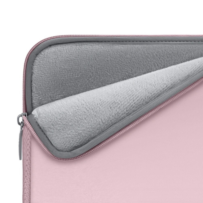 Tech-Protect NeoSlim Laptophoes 15-16" met accessoiretas, Dusty Rose