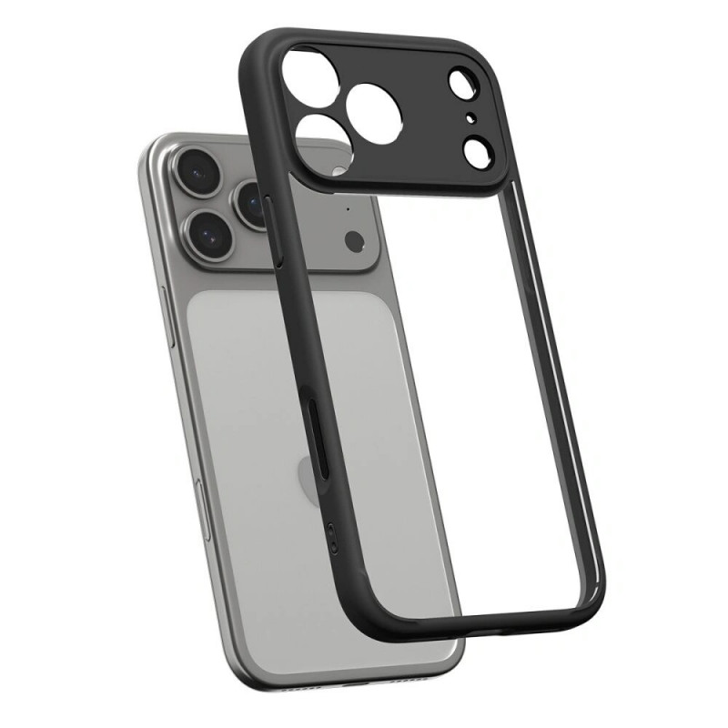 Spigen Ultra Hybrid-hoesje voor Apple iPhone 17 Pro Max, mat zwart