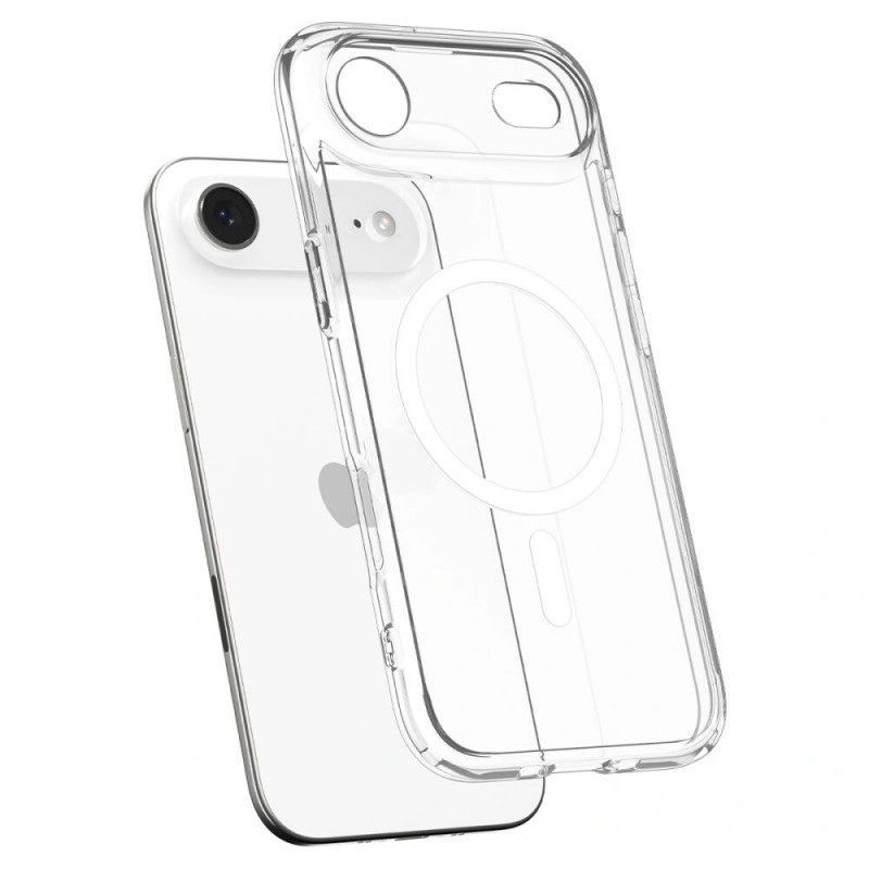 Spigen Ultra Hybrid Mag MagSafe ACS10313 hoesje voor Apple iPhone Air, transparant/wit