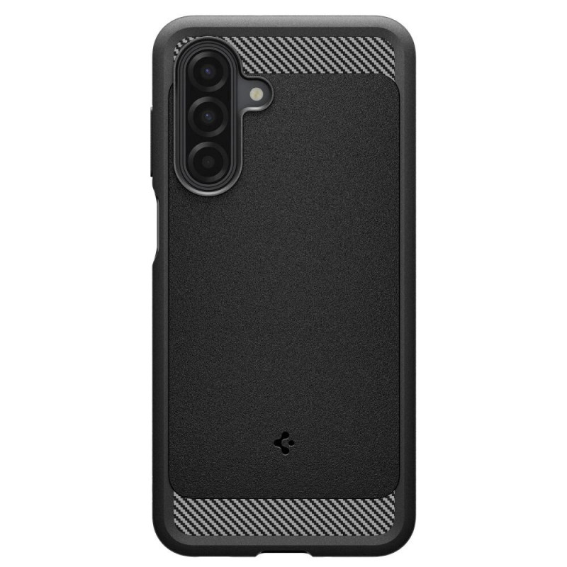 Spigen Rugged Armor ACS09844 hoesje voor Samsung Galaxy A17 4G / 5G, mat zwart