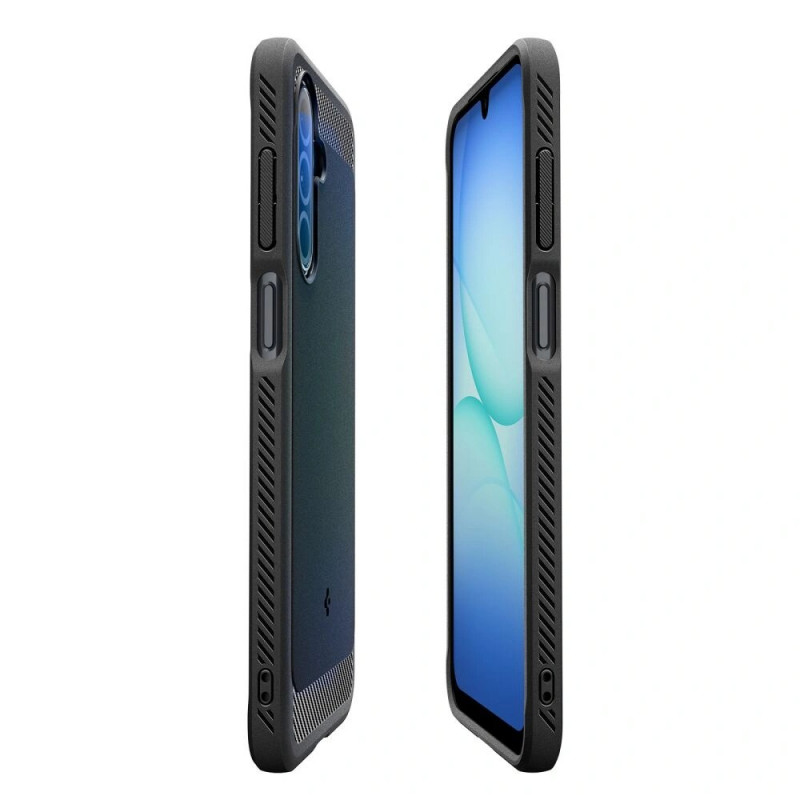 Spigen Rugged Armor ACS09844 hoesje voor Samsung Galaxy A17 4G / 5G, mat zwart