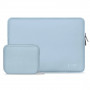 Tech-Protect NeoSlim Laptop 13-14" hoes met accessoiretas, Winter Blue