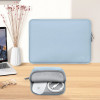 Tech-Protect NeoSlim Laptop 13-14" hoes met accessoiretas, Winter Blue