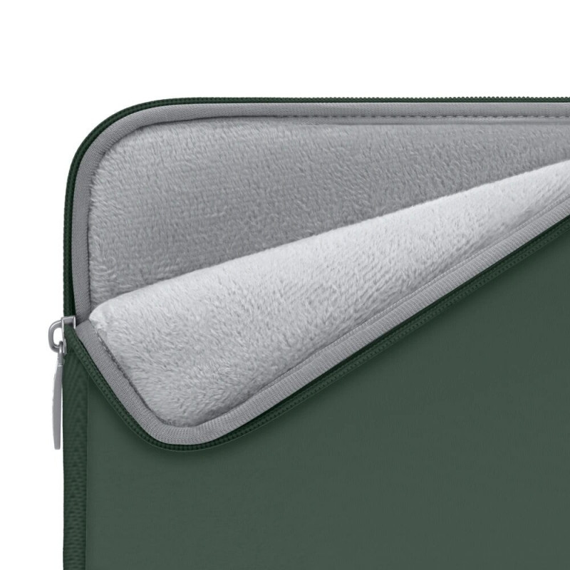 Tech-Protect NeoSlim Laptop 13-14" hoes met accessoiretas, Midnight Green