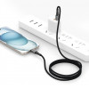 Tech-Protect Ultraboost DNA USB-C / USB-C-kabel PD100W/5A 300 cm, Iron Grey