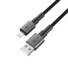 Tech-Protect Ultraboost DNA USB-A / Lightning-kabel 15W/2.4A 100 cm, Iron Grey
