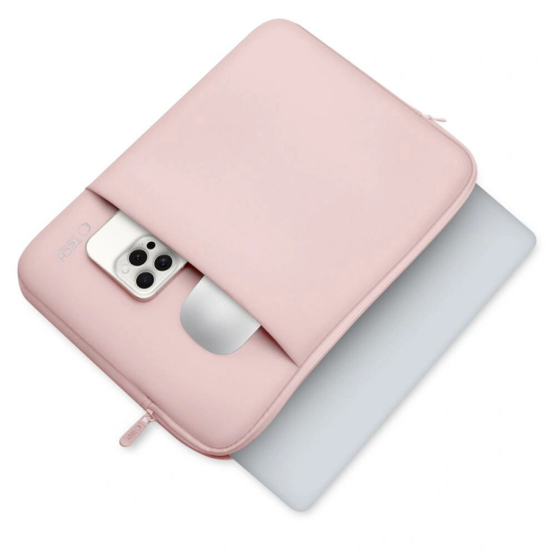 Tech-Protect Neopreen laptophoes 13", Dusty Rose (roze)