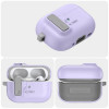 Tech-Protect Slim Hook-hoesje met karabijnhaak voor Apple AirPods Pro 1 / 2, lavendel