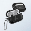 Tech-Protect Slim Hook-hoesje met karabijnhaak voor Apple AirPods Pro 1 / 2, zwart