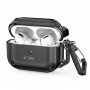Tech-Protect Rough Hook-hoesje met karabijnhaak voor Apple AirPods Pro 1 / 2, zwart