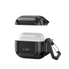 Tech-Protect Rough Hook-hoesje met karabijnhaak voor Apple AirPods Pro 1 / 2, zwart