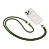 Tech-Protect C7S Rope Crossbody telefoonkoord, Hunter Green/gold