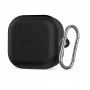 Tech-Protect Siliconen haakhoesje voor Samsung Galaxy Buds 4 / 4 Pro, zwart