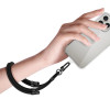 Tech-Protect C4S Rope polsbandje voor telefoon, zwart