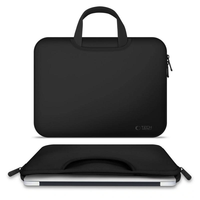 Tech-Protect Neopreen laptop hoes 15-16", zwart