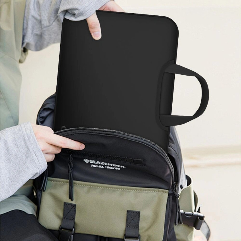 Tech-Protect Neopreen laptop hoes 15-16", zwart