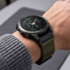 Tech-Protect Nylon Classic horlogeband voor Garmin Fenix 5X / 5X Plus / 6X / 6X Pro / 7X / 8 / 8 Pro / 9 / 9 Pro 47 mm, legergroen