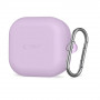 Tech-Protect Silicone Hook-hoesje voor Samsung Galaxy Buds 4 / 4 Pro, lavendel