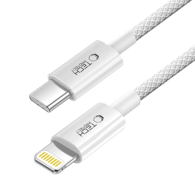 Tech-Protect Ultraboost Lite USB-C / Lightning-kabel PD27W/3A 100 cm, Cool Grey