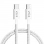 Tech-Protect Ultraboost Lite USB-C / USB-C-kabel PD60W/3A 100 cm, Cool Grey