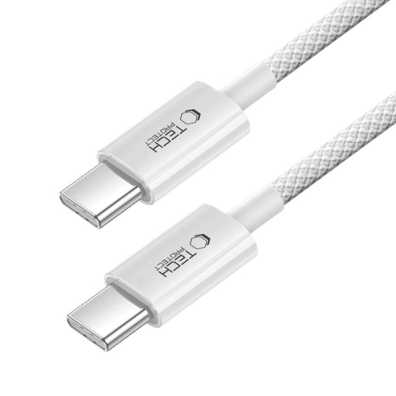 Tech-Protect Ultraboost Lite USB-C / USB-C-kabel PD60W/3A 100 cm, Cool Grey