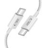 Tech-Protect Ultraboost Lite USB-C / USB-C-kabel PD60W/3A 100 cm, Cool Grey