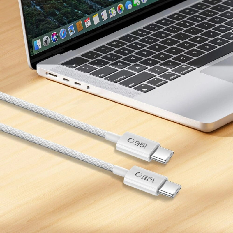 Tech-Protect Ultraboost Lite USB-C / USB-C-kabel PD60W/3A 100 cm, Cool Grey