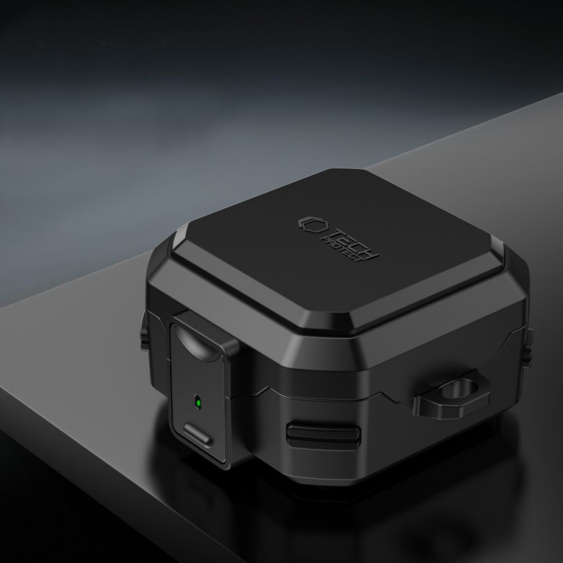Tech-Protect Carbonox MagSafe-hoesje voor Samsung Galaxy Buds 4 / 4 Pro, zwart