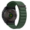 Tech-Protect Nylon Pro horlogeband voor Garmin Fenix 5X / 5X Plus / 6X / 6X Pro / 7X / 8 / 8 Pro / 9 / 9 Pro (47 mm), legergroen