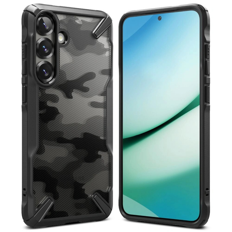 Ringke Fusion-X hoesje voor Samsung Galaxy S25+, camo zwart