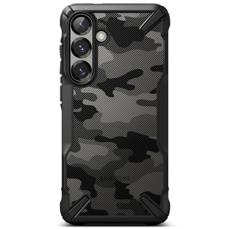 Ringke Fusion-X hoesje voor Samsung Galaxy S25+, camo zwart