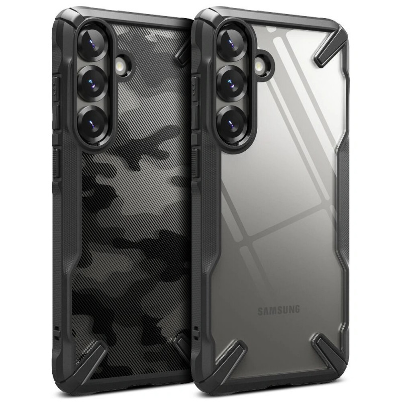Ringke Fusion-X hoesje voor Samsung Galaxy S25+, camo zwart