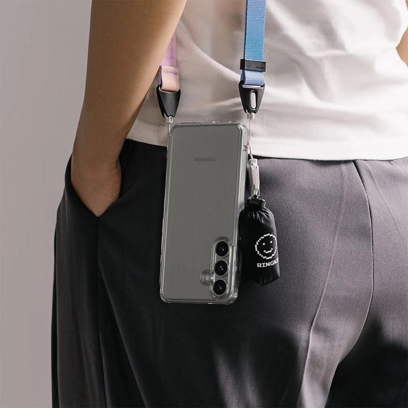 Ringke Fusion-hoesje voor Samsung Galaxy S25+, transparant