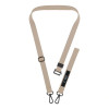 Tech-Protect C6S Rope Crossbody telefoonkoord 2-in-1, Cosmic Latte (beige)