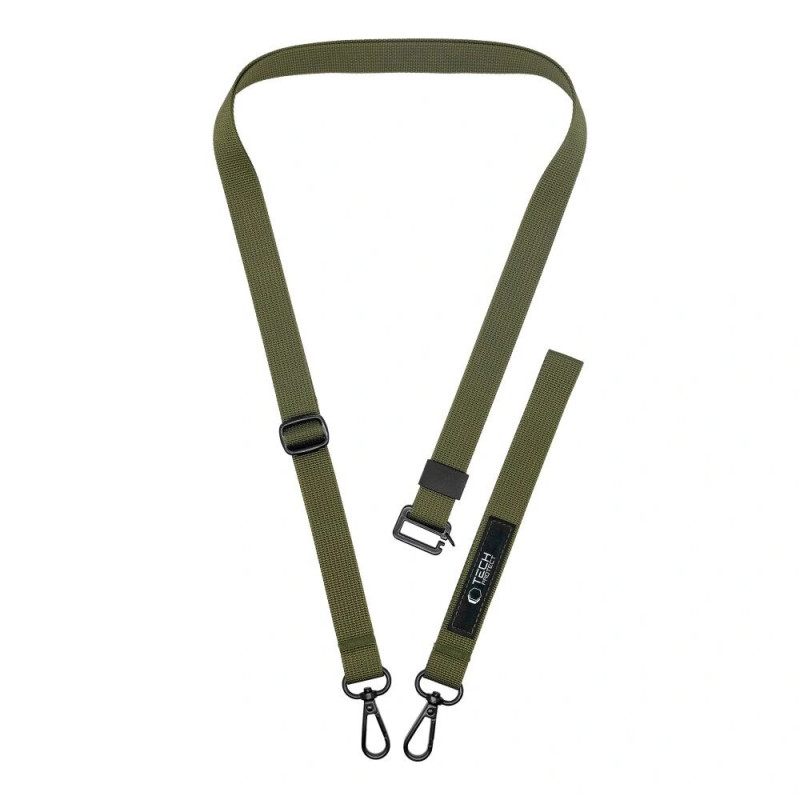 Tech-Protect C6S Rope Crossbody telefoonkoord 2-in-1, Cargo Khaki (olijf)
