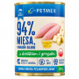 Petmex met konijn en peer voor volwassen honden, 400 g