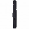 Decoded Textured Silicone Detachable Wallet Case voor Apple iPhone 18 Pro Max / iPhone 17 Pro Max, phantom black