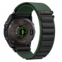Tech-Protect Nylon Pro THP6034 horlogeband voor Garmin Fenix 5X / 5X Plus / 6X / 6X Pro / 7X / 8 / 8 Pro / 9 / 9 Pro (51 mm), groen / zwart