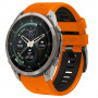 Tech-Protect Iconband Pro THP6048 horlogeband voor Garmin Fenix 5X / 5X Plus / 6X / 6X Pro / 7X / 8 / 8 Pro / 9 / 9 Pro (47 mm), oranje / zwart