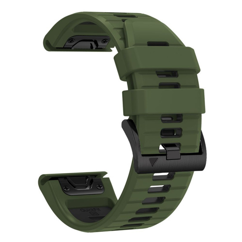 Tech-Protect Iconband Pro THP6049 horlogeband voor Garmin Fenix 5X / 5X Plus / 6X / 6X Pro / 7X / 8 / 8 Pro / 9 / 9 Pro (47 mm), groen / zwart