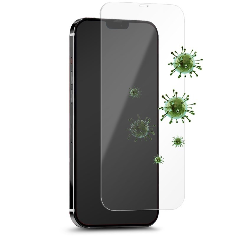 PURO antibacterieel gehard glas voor Apple iPhone 12 Pro Max