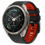Tech-Protect Iconband Pro THP6038 horlogeband voor Garmin Fenix 5X / 5X Plus / 6X / 6X Pro / 7X / 8 / 8 Pro / 9 / 9 Pro (51 mm), zwart / rood
