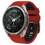 Tech-Protect Iconband Pro THP6043 horlogeband voor Garmin Fenix 5X / 5X Plus / 6X / 6X Pro / 7X / 8 / 8 Pro / 9 / 9 Pro (51 mm), rood / zwart