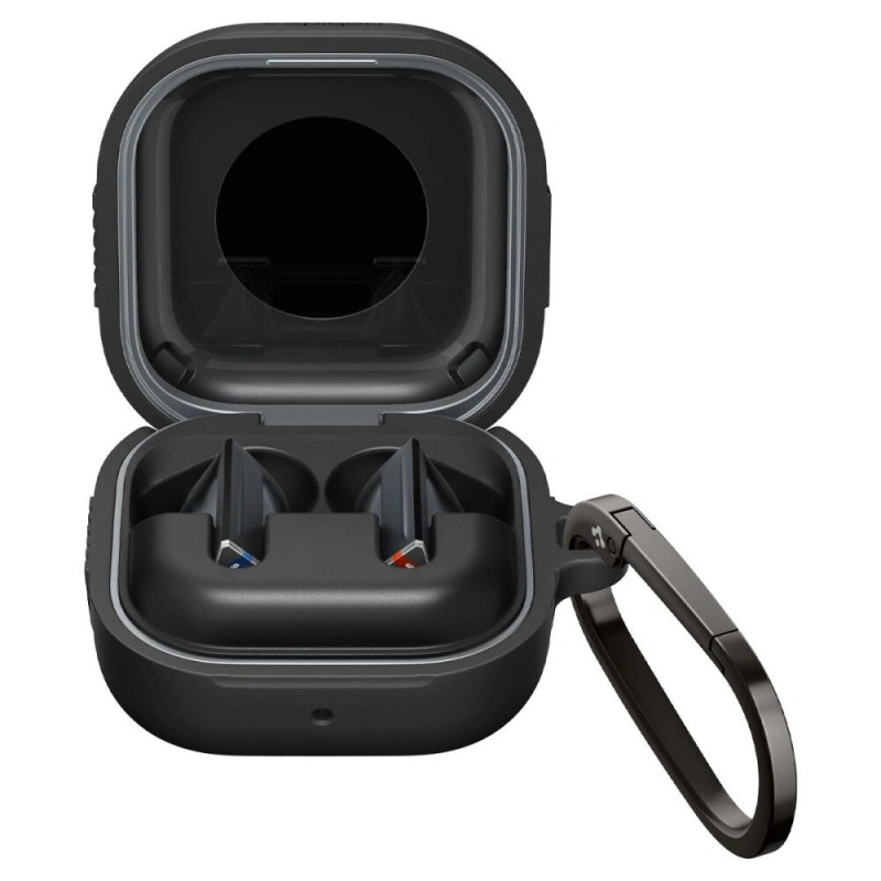 Spigen Rugged Armor-hoesje voor Samsung Galaxy Buds 4 / 4 Pro, mat zwart