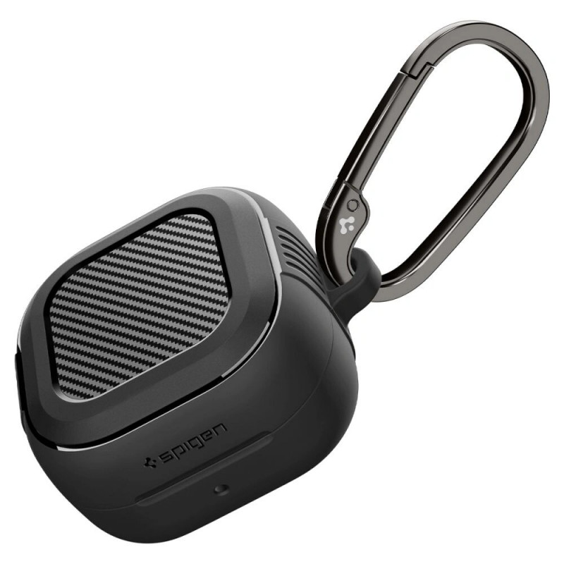 Spigen Rugged Armor-hoesje voor Samsung Galaxy Buds 4 / 4 Pro, mat zwart